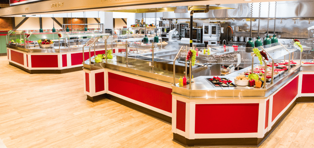 Self surve buffet concept